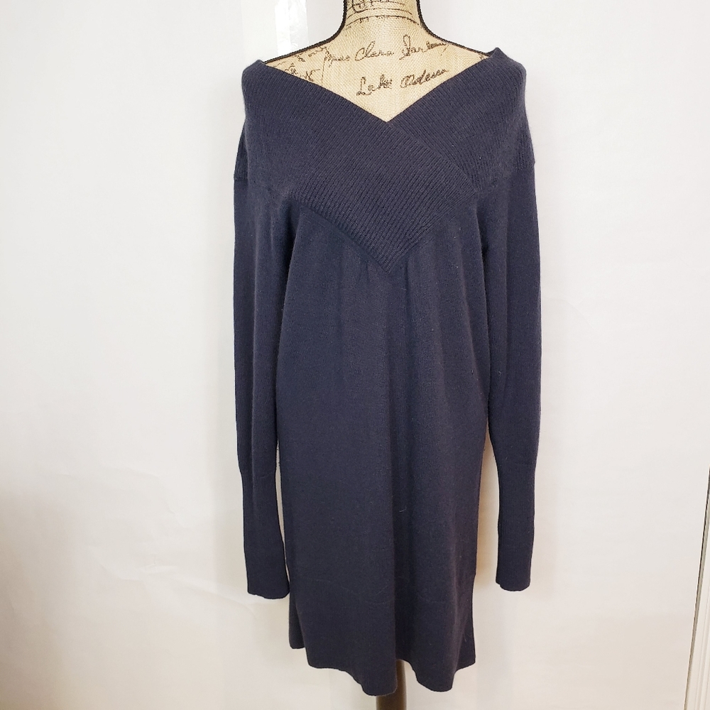 Stella McCartney navy sweater dress